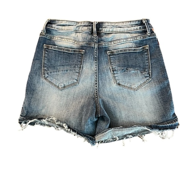 DRIFTWOOD WOMEN’S DENIM CUTOFF EMBROIDERED SHORTS SIZE 27 - Picture 3 of 12